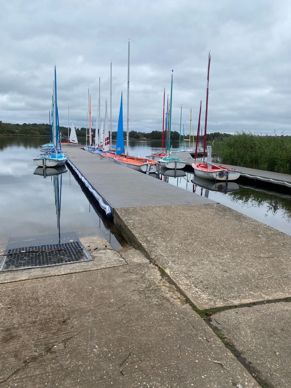 Jetty ready for sailing boat access